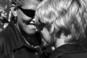 After the kiss.